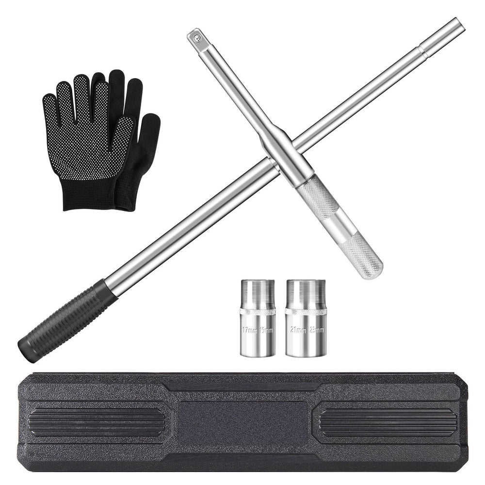 BCJCLTS front view showing four-way lug wrench and balanced design benefit