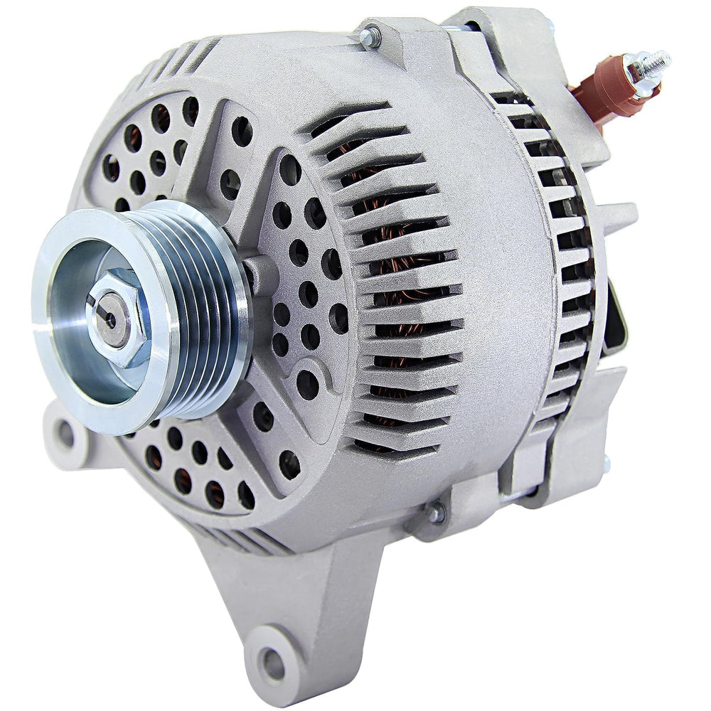BDELI alternator front view showing mounting points and immediate install fit benefit