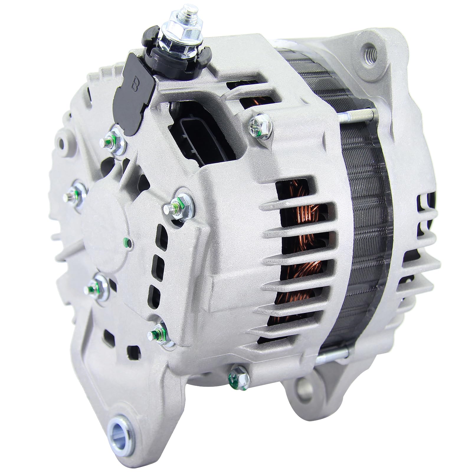 BDELI alternator connector detail highlighting OEM-style plug and reliable electrical contact