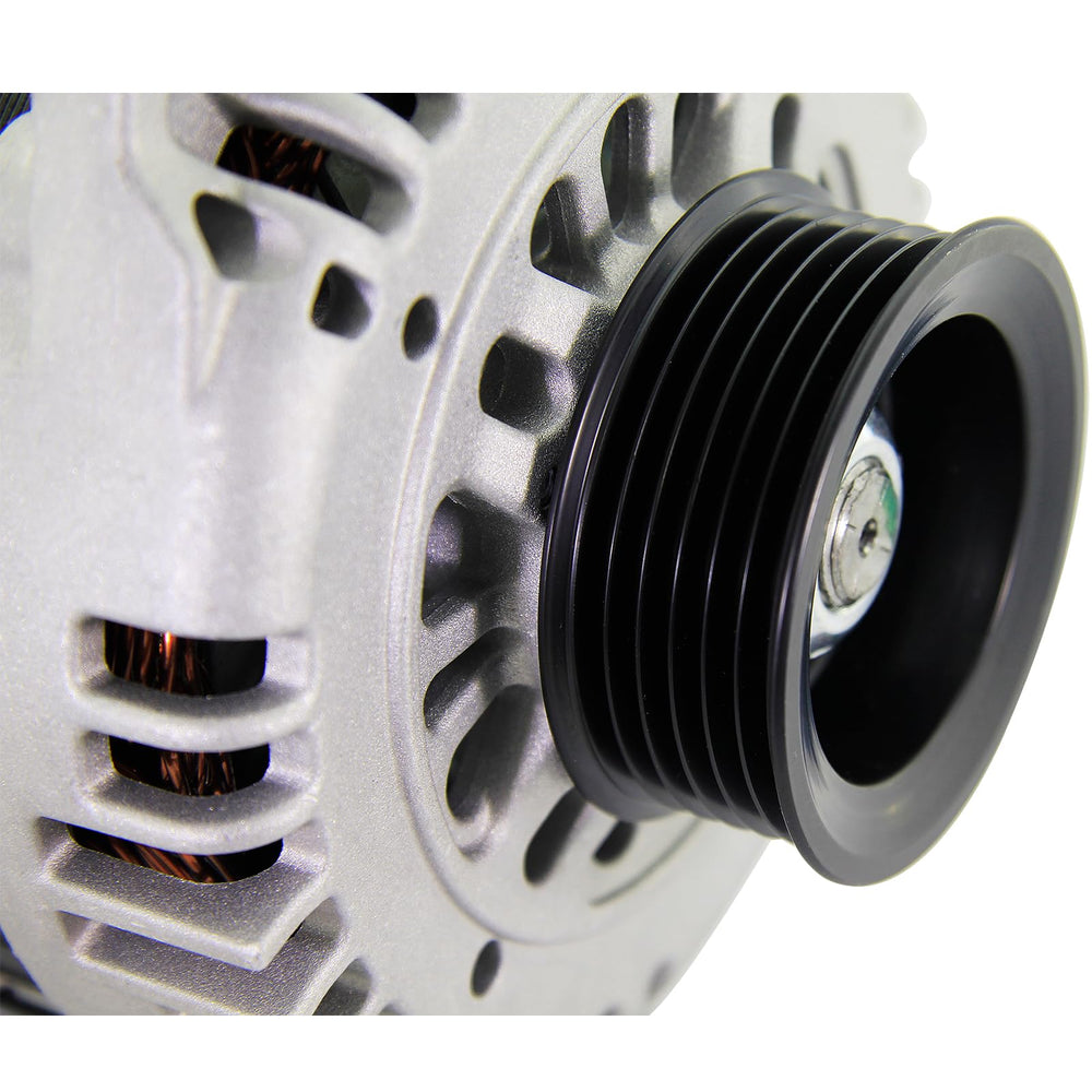 BDELI pulley close-up demonstrating durable pulley finish and smooth belt engagement