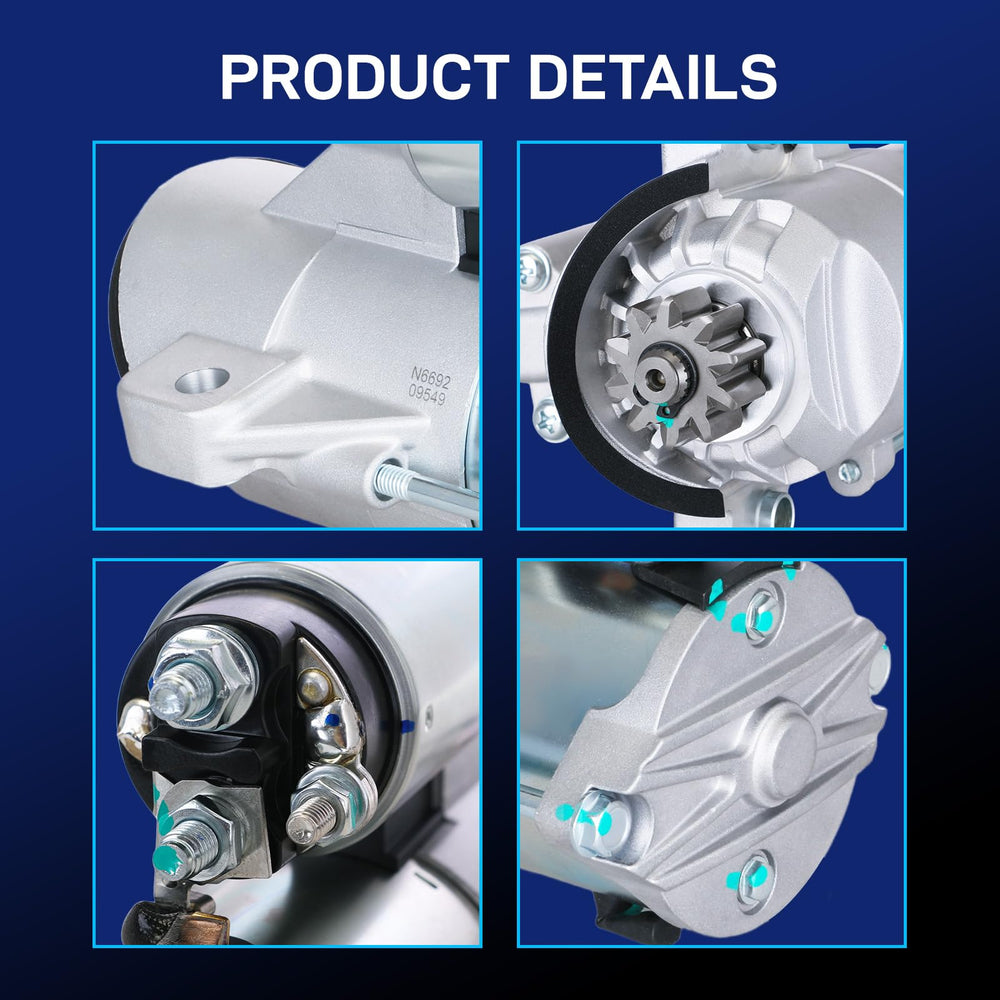 BDELI starter gear drive close-up showing durable metal teeth