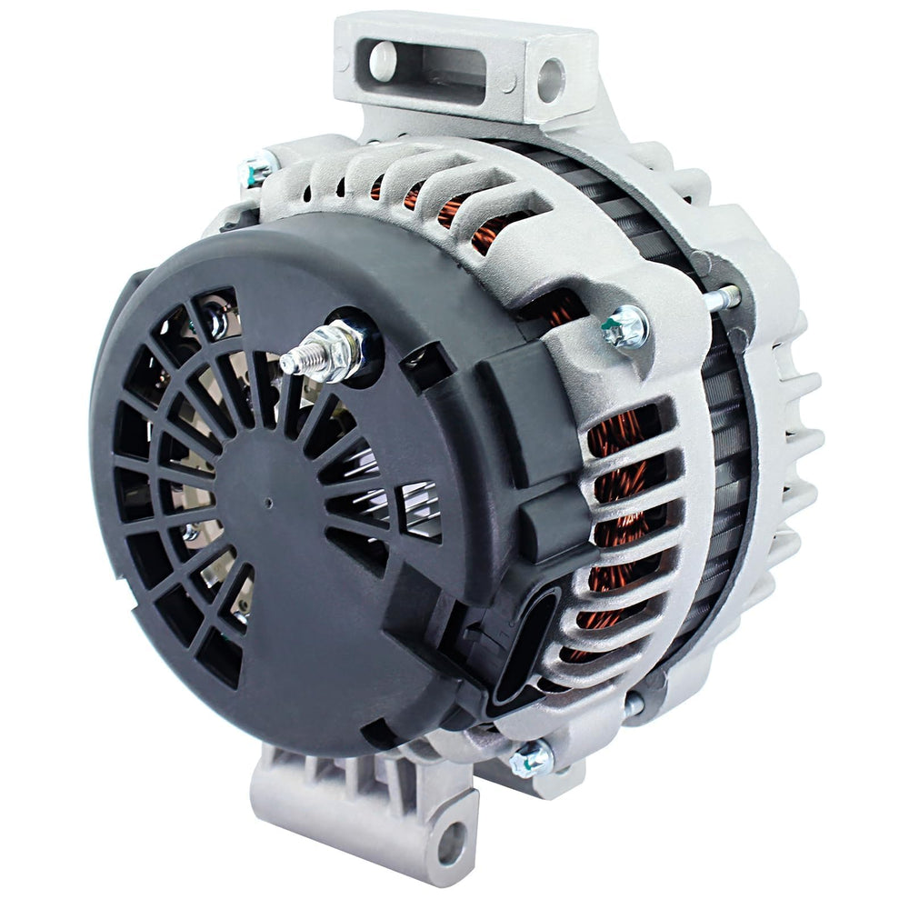 BDELI alternator installed in engine bay illustrating direct-fit replacement benefit
