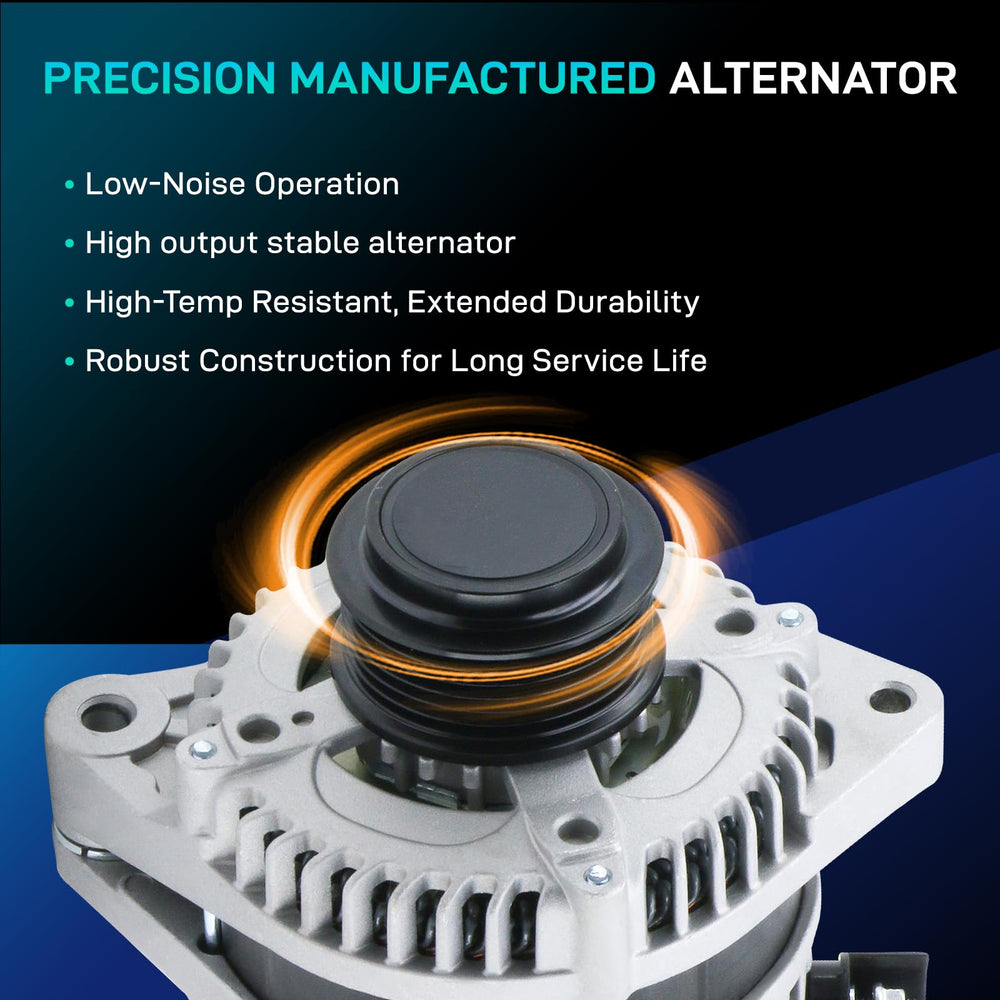BDELI alternator internal coil and venting detail for heat dissipation