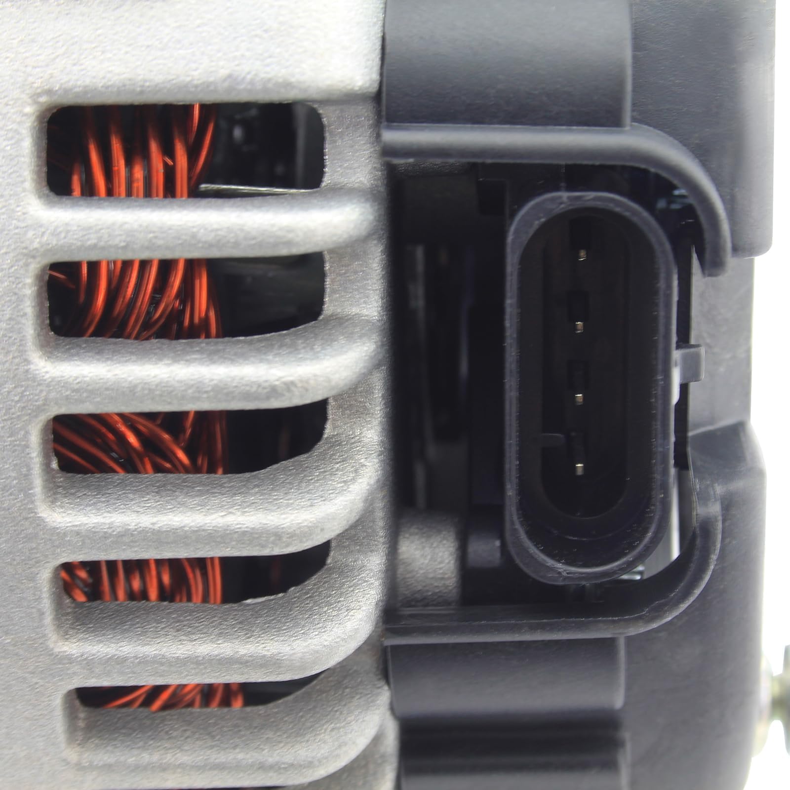 BDELI alternator pulley close-up demonstrating accurate alignment and smooth rotation