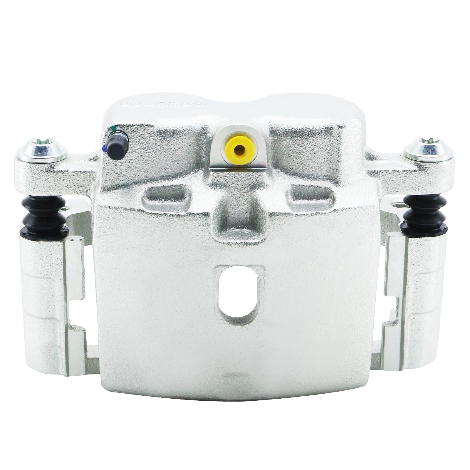 BDELI caliper mounted on rotor demonstrating correct alignment benefit