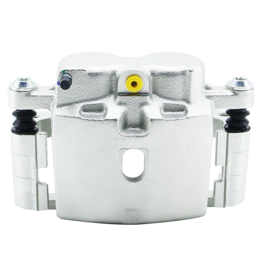 BDELI caliper mounted on rotor demonstrating correct alignment benefit
