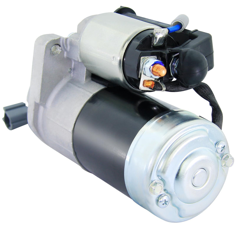 BDELI starter close-up of drive gear highlighting durable teeth for reliable engagement