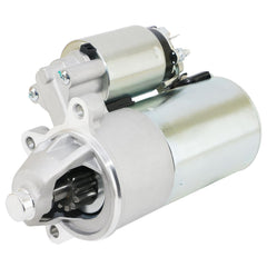 BDELI starter front view showing mounting flange and solenoid for direct-fit replacement
