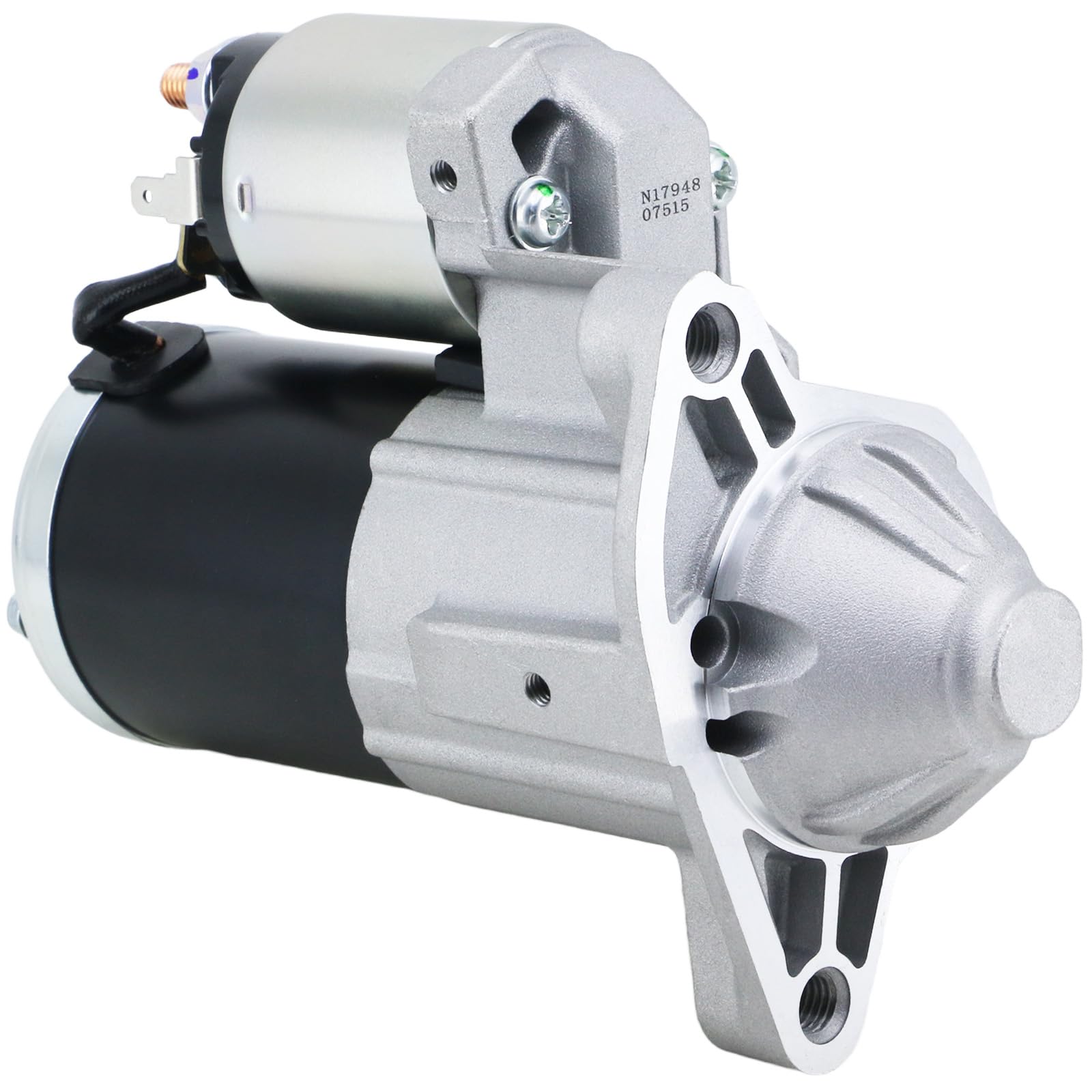 BDELI starter front view showing compact PMGR housing and reliable fit