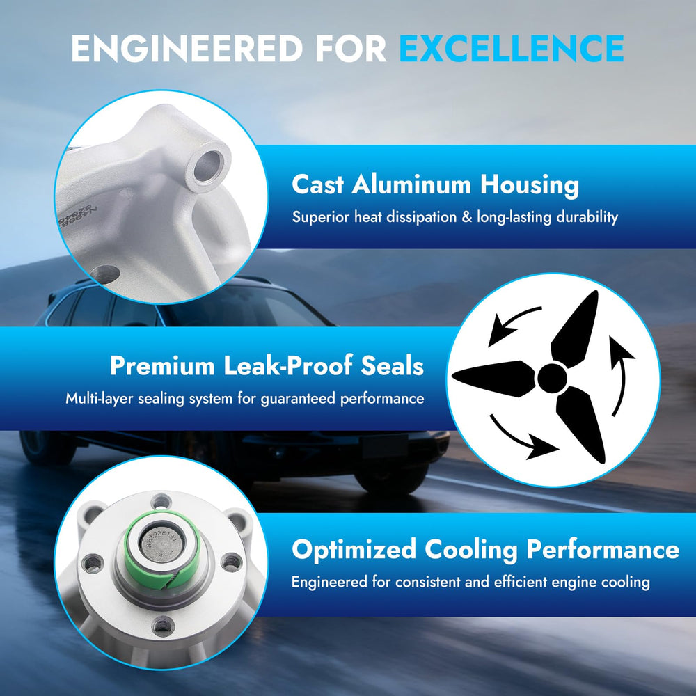 BDELI impeller close-up highlighting precision machining for steady coolant flow