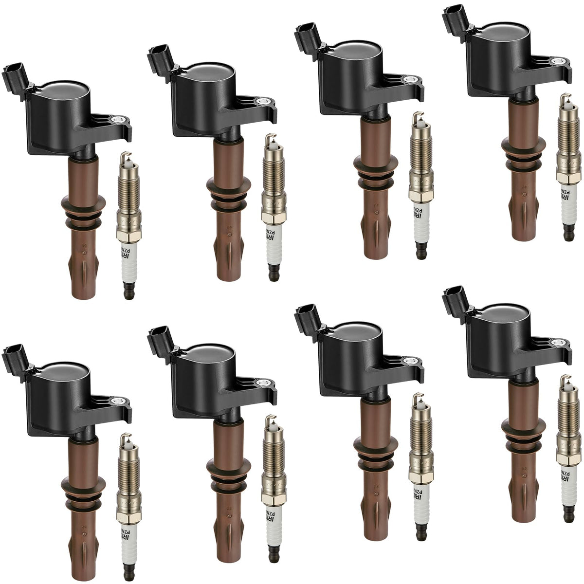 BDFHYK kit front package showing coils and spark plugs and easy identification benefit