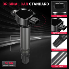BDFHYK ignition coil side profile highlighting compact design for direct replacement