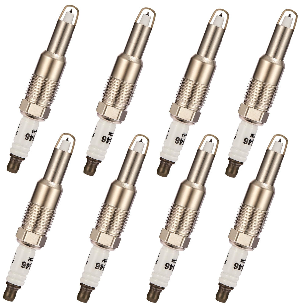 BDFHYK front packaging showing eight spark plugs and brand reassurance benefit