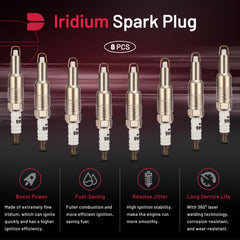 BDFHYK spark plug installed in engine illustrating improved ignition reliability benefit