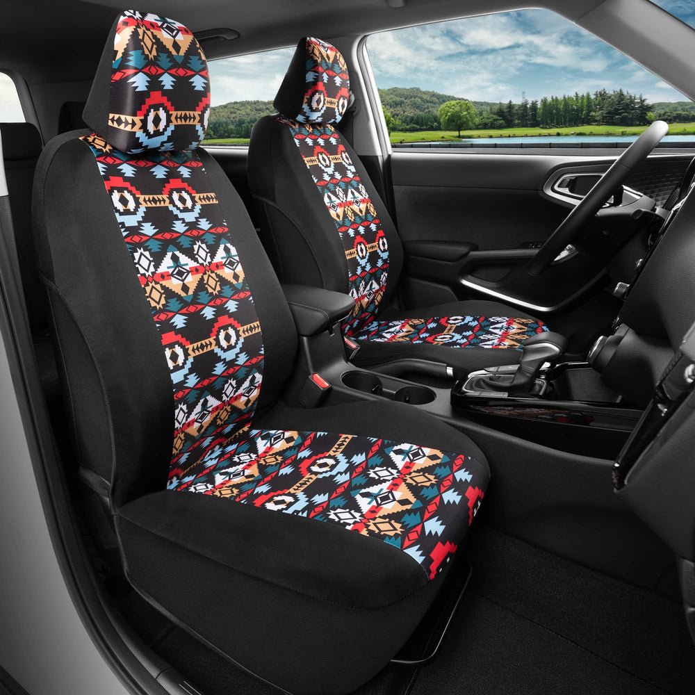BDK matching headrest cover detail, demonstrating coordinated look and added protection