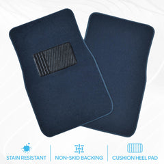 BDK heel pad closeup showing reinforced vinyl and improved foot stability