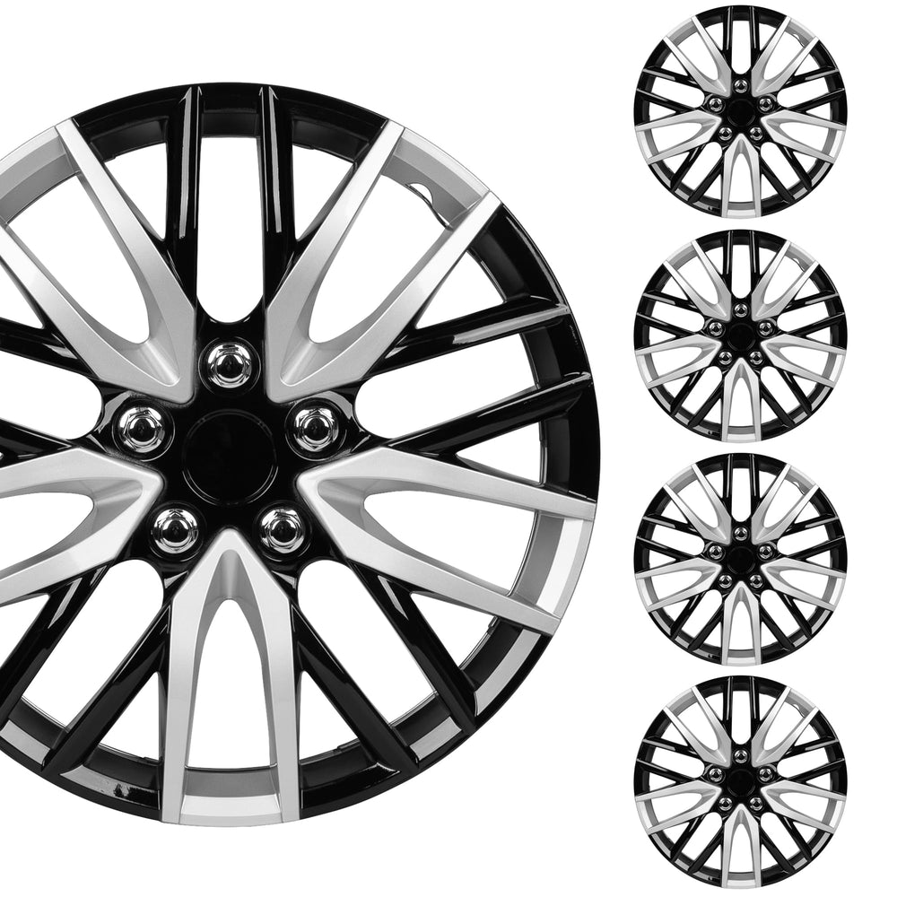 BDK front view two-tone hubcap showing modern styling and instant wheel upgrade
