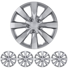BDK front view of 16-inch hubcap showing OEM-style finish and clean look