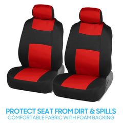 BDK headrest cover close-up stitching showing quality finish and durability