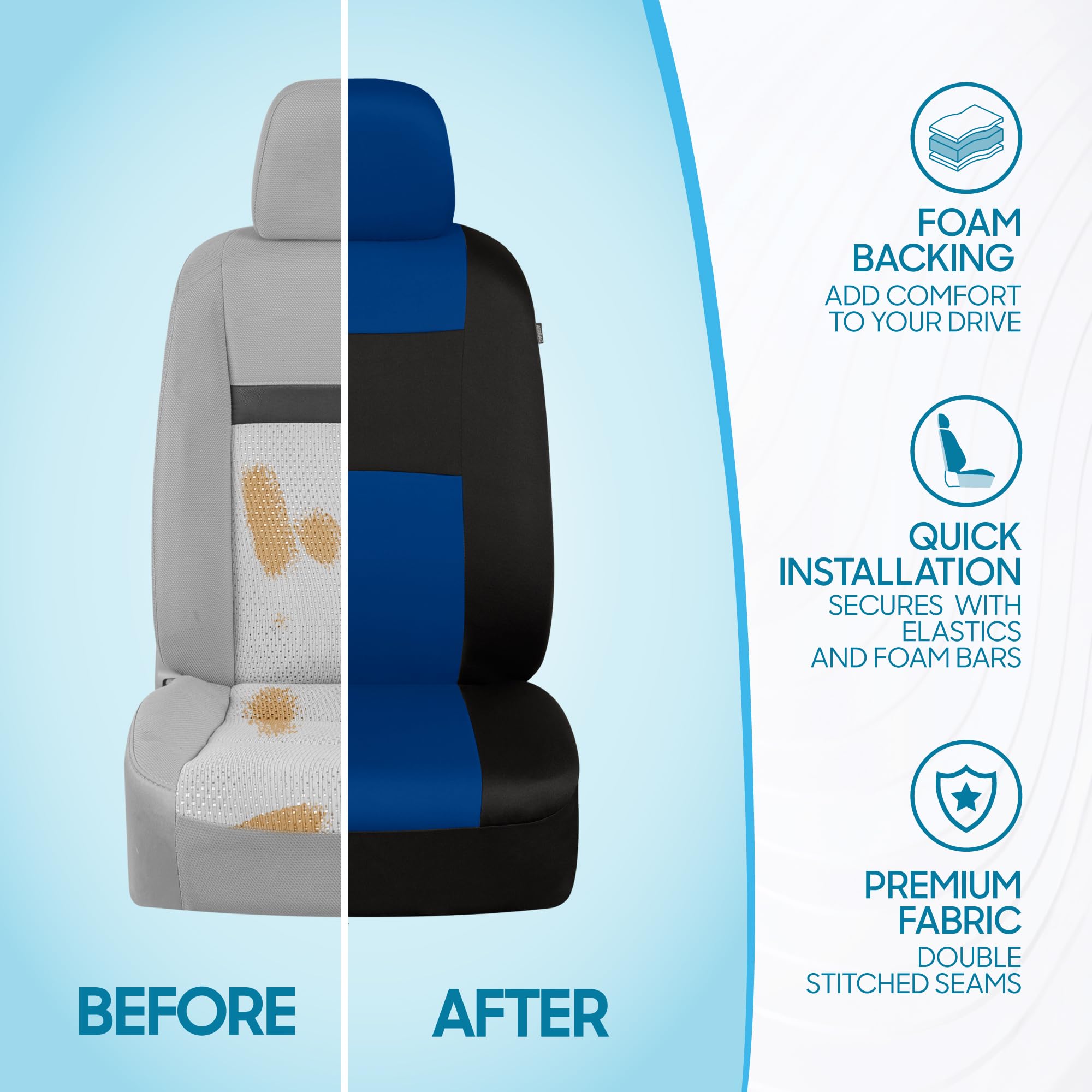BDK installed rear seat in family vehicle showing easy family-proofing