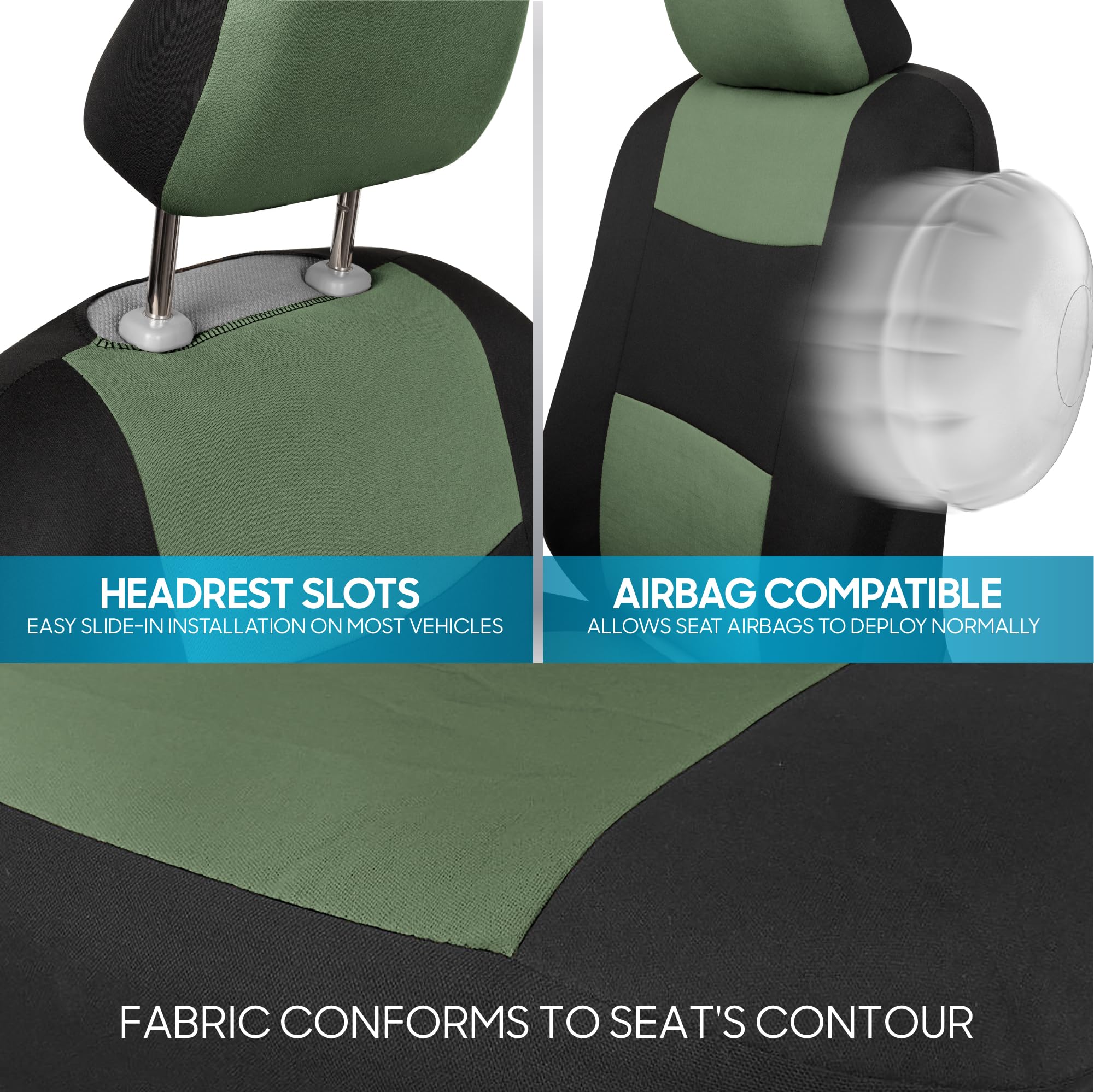 BDK PolyPro seat edge fitment showing secure strap placement benefit
