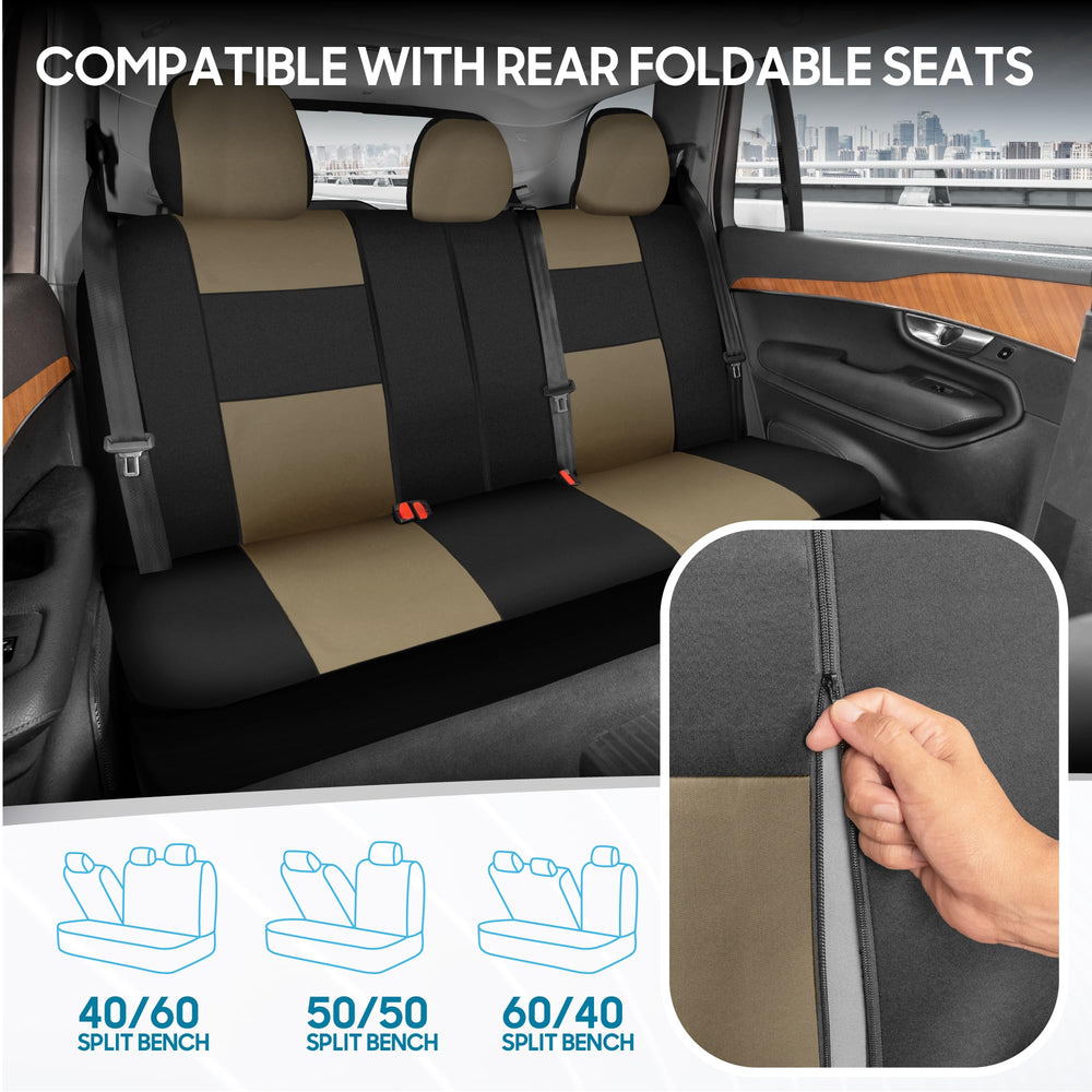 BDK headrest covers detail illustrating neat fit and protection