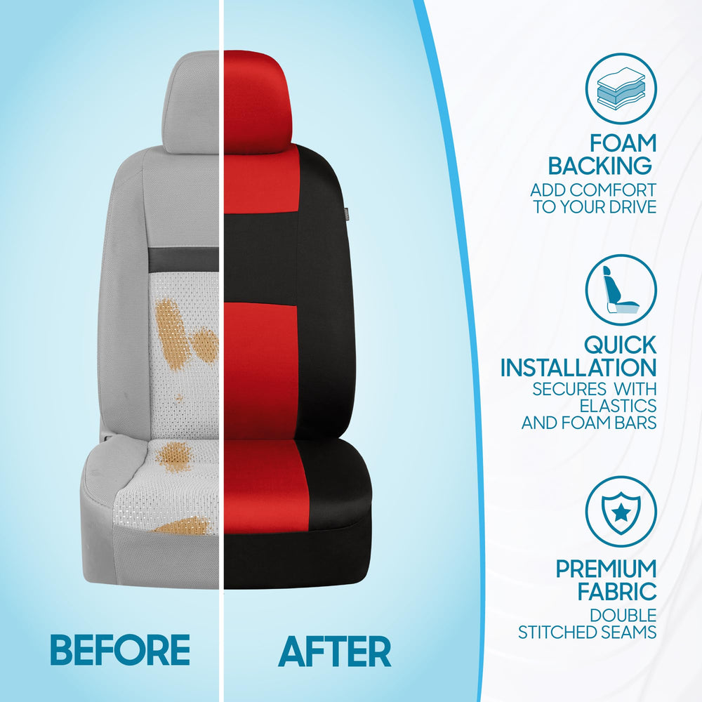 BDK seat covers in vehicle lifestyle scene improving interior appearance