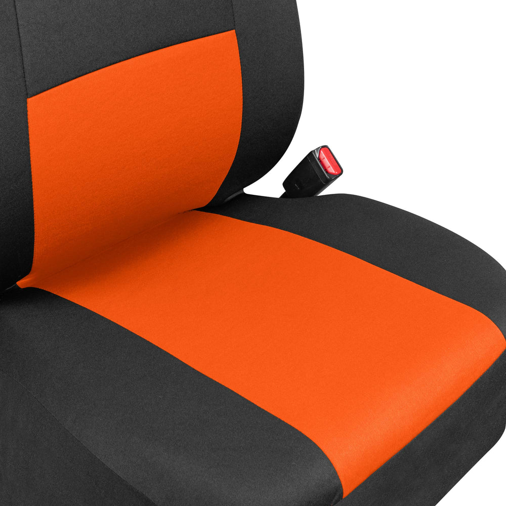 BDK driver seated on cover demonstrating comfort and breathable material