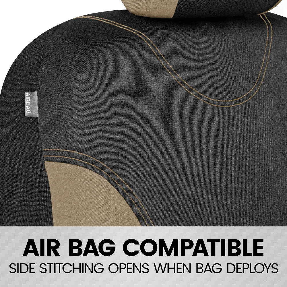 BDK polyester fabric texture and stitched accents for breathable comfort