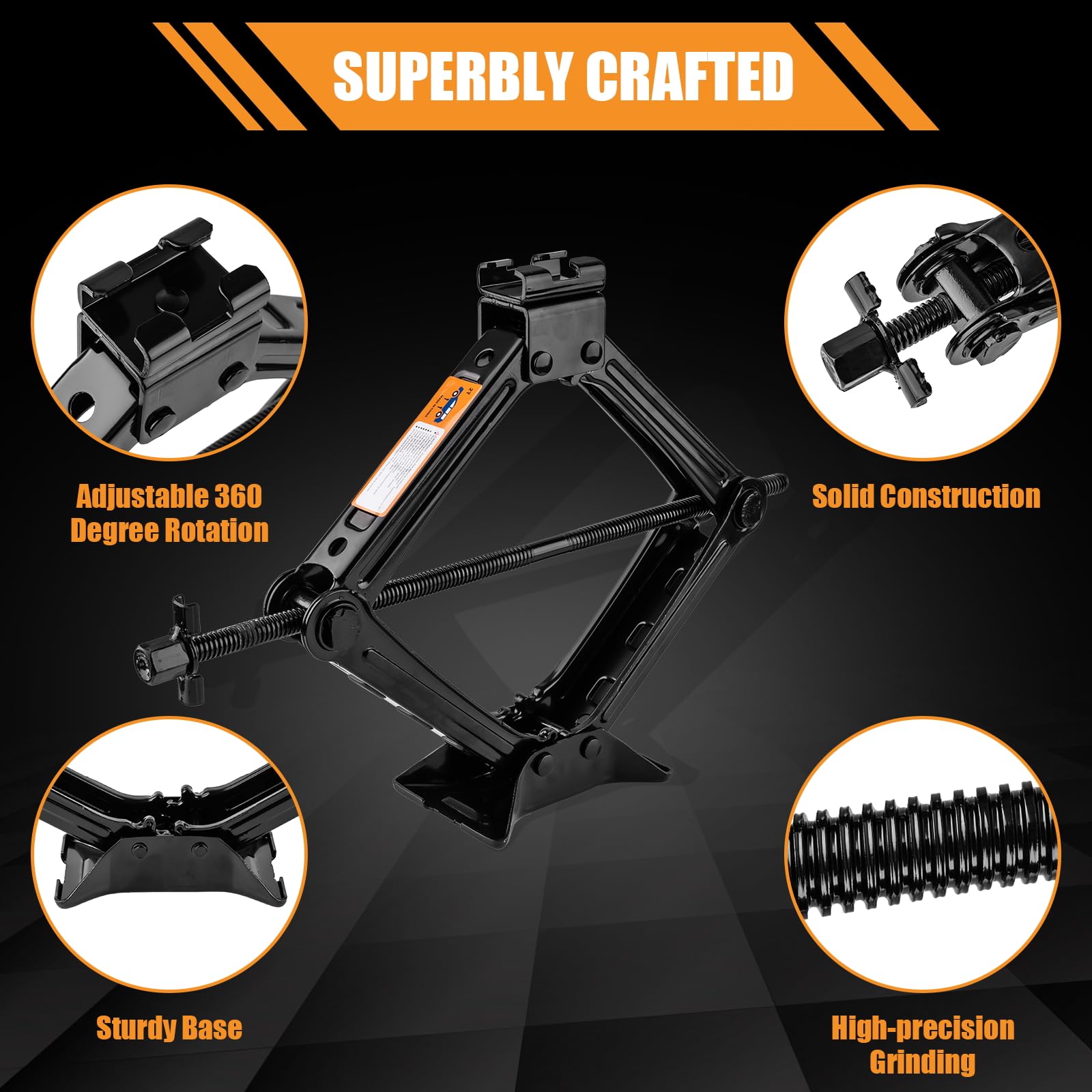 Beaiguna ratchet wrench and lug wrench arranged to show easier, faster lifting