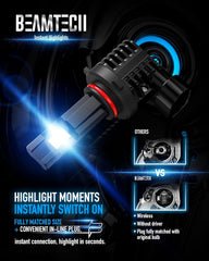 BEAMTECH 9005 installed in fog housing improves road visibility