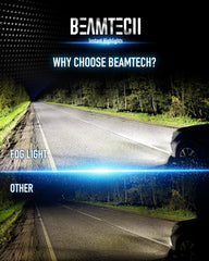 BEAMTECH close-up of LED pads highlighting precise luminous point for accurate beam
