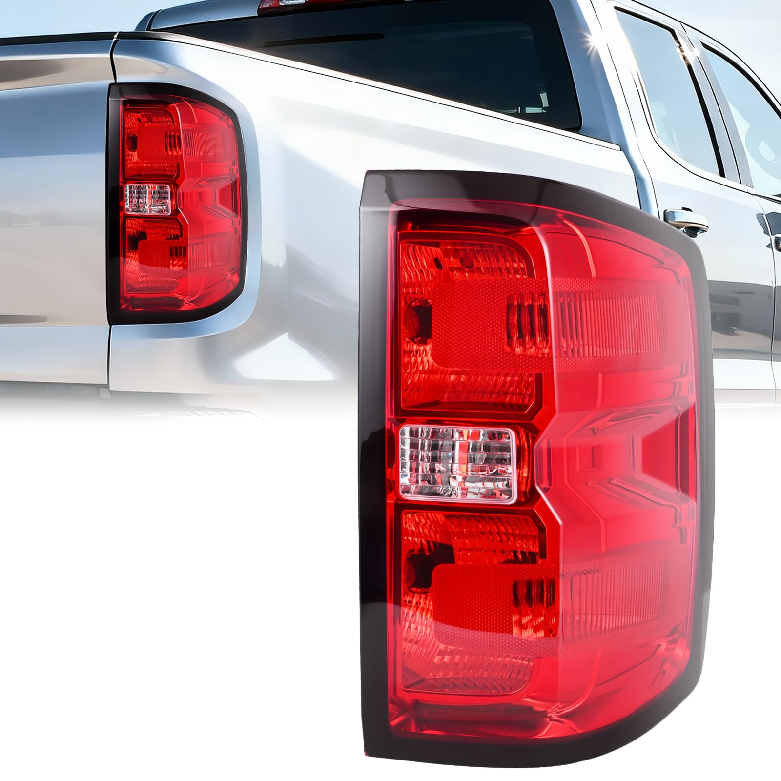 BeamTrack passenger-side tail light front view showing fit and finish for easy replacement