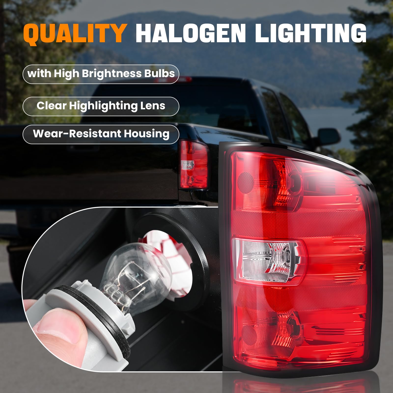 BeamTrack bulbs and wiring harness included for plug-and-play hookup, saving installation time