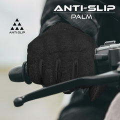 BEAST RAGE palm close-up displaying anti-slip padding for secure handlebar grip