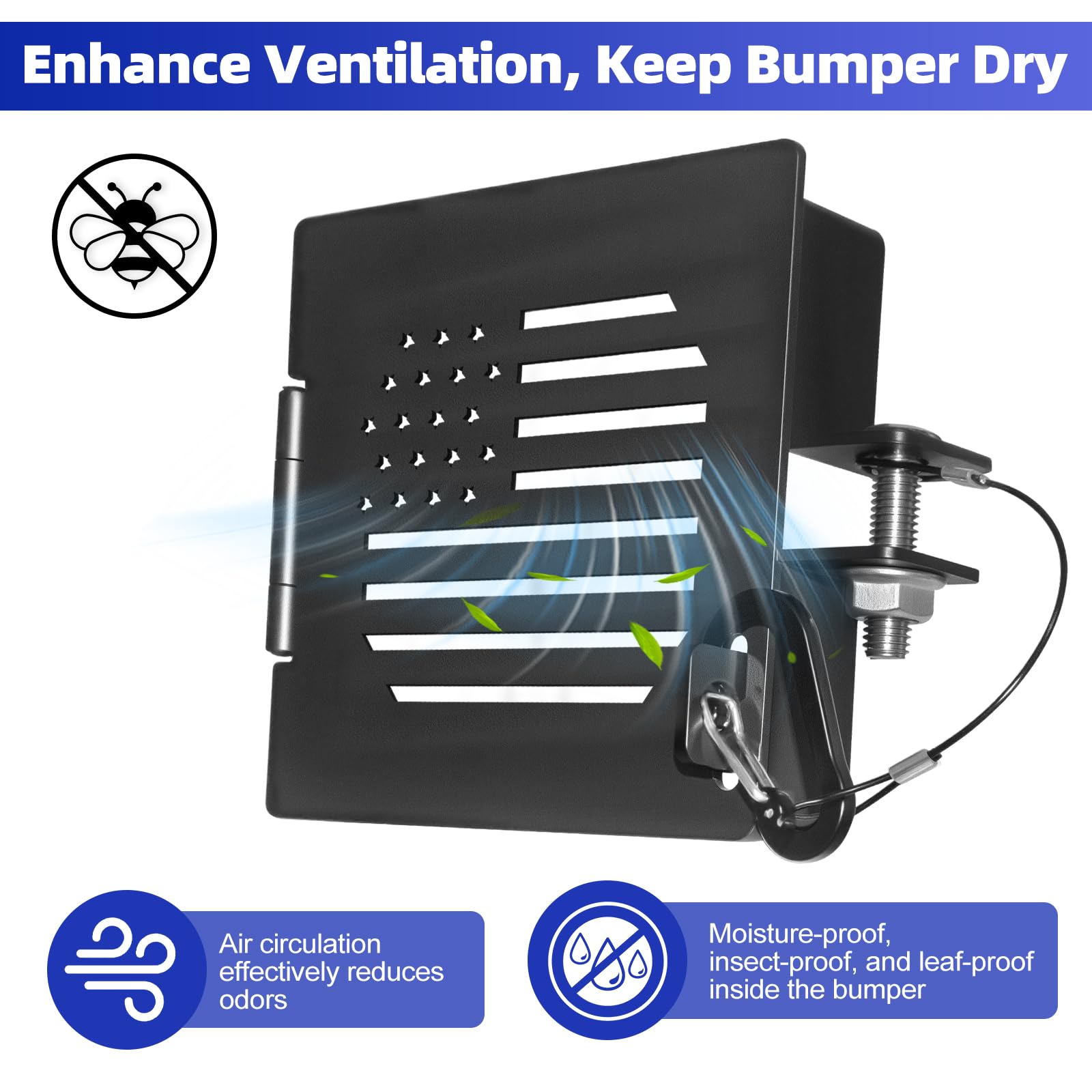 BEASYE rubber pads and screws included for easy installation