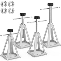 BEBOBLY front view of four jacks showing compact pack and easy transport benefit