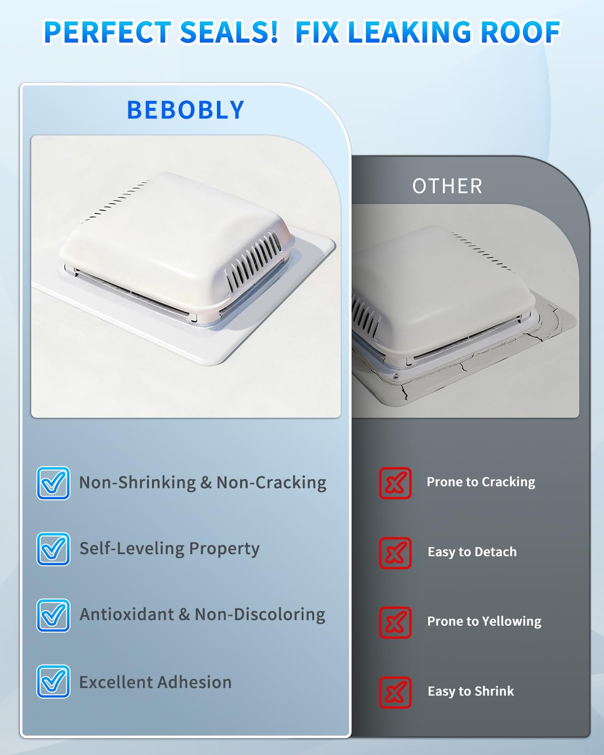 BEBOBLY cartridge beside RV screw head demonstrating correct size and scale