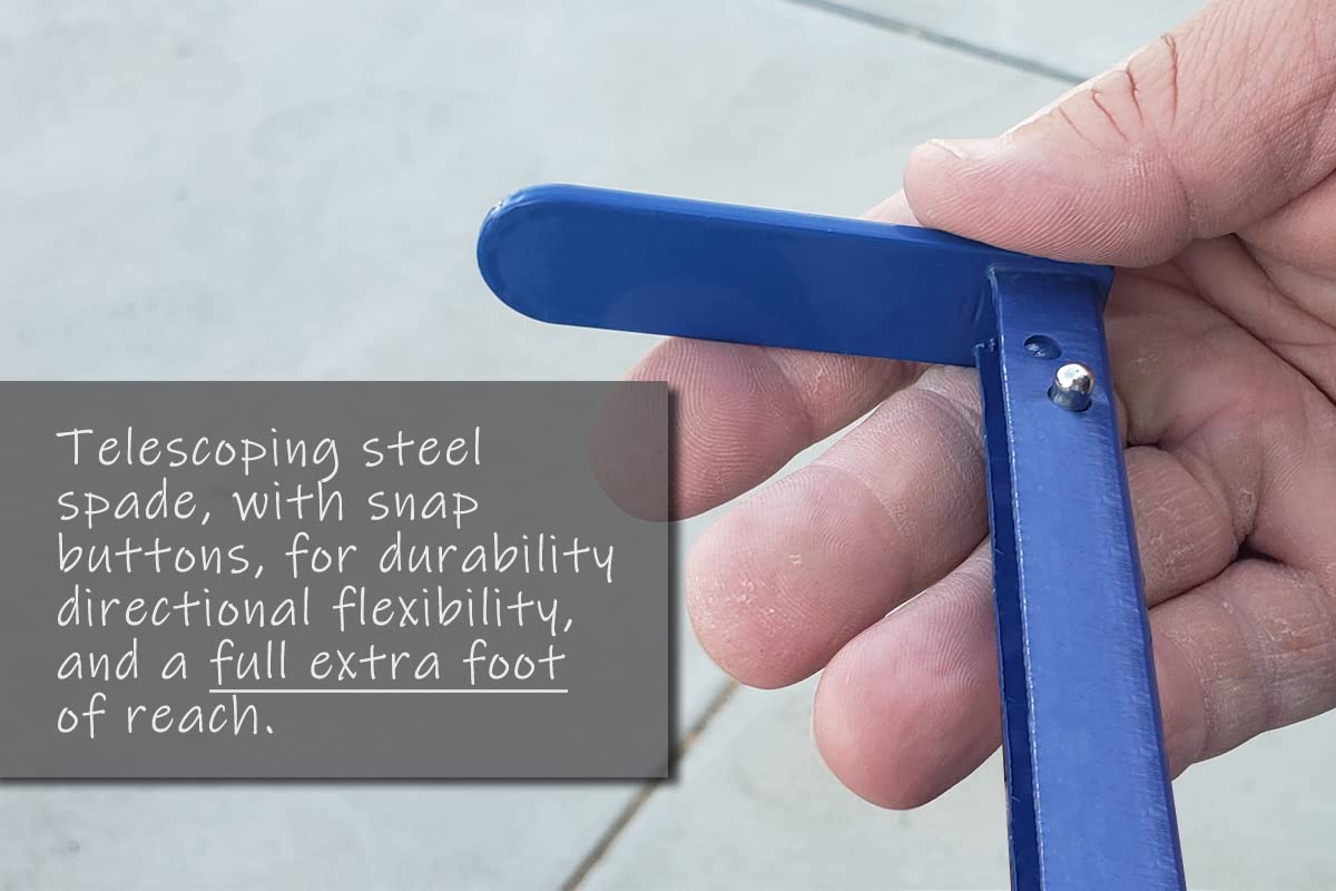 Bed Buddi used to pick up metal bolts showing magnetic retrieval benefit