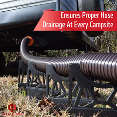 Beech Lane deployed side profile maintains proper hose drainage