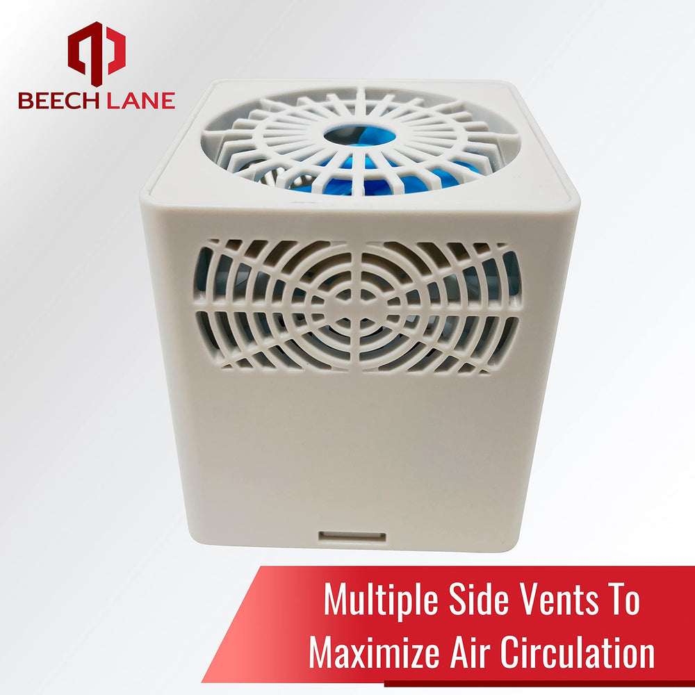 Beech Lane installed in RV fridge showing consistent interior cooling benefit