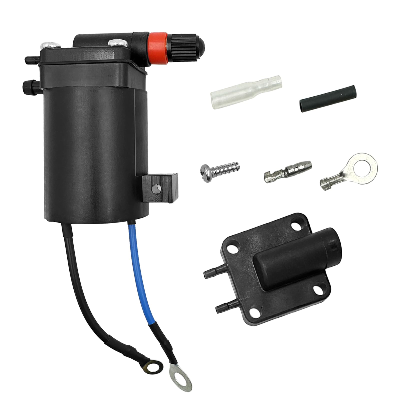 Beefento front view of fuel primer choke solenoid showing fit and finish