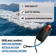 Beefento installed on an outboard demonstrating correct fit and operation