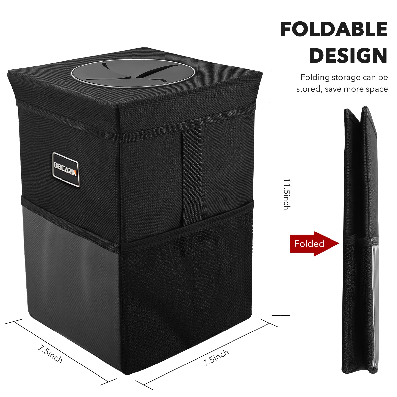 Beicarin front pocket with tissues for quick access convenience