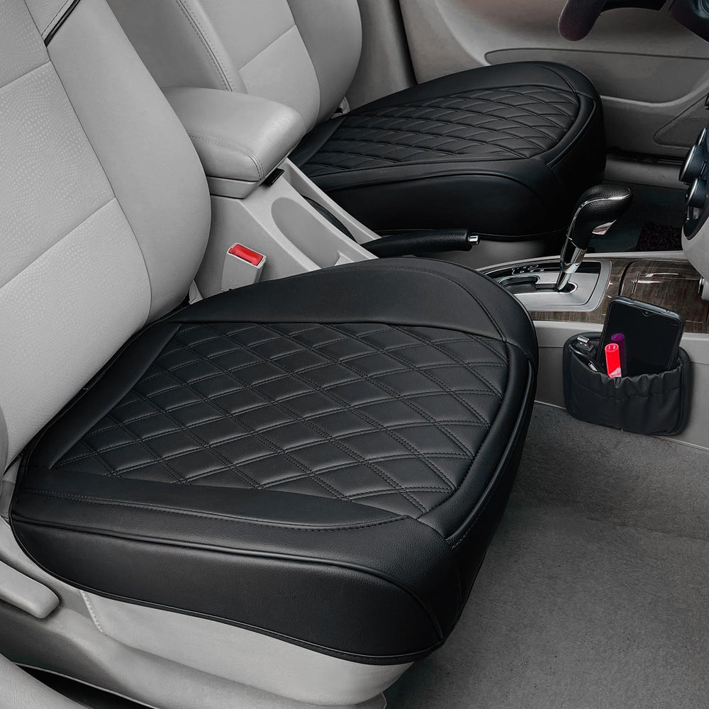 BEITK front seat bottom cover front view showing protective fit and style