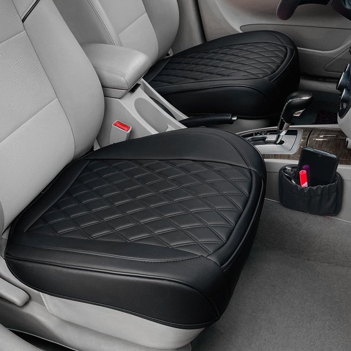 BEITK front seat bottom cover front view showing protective fit and style