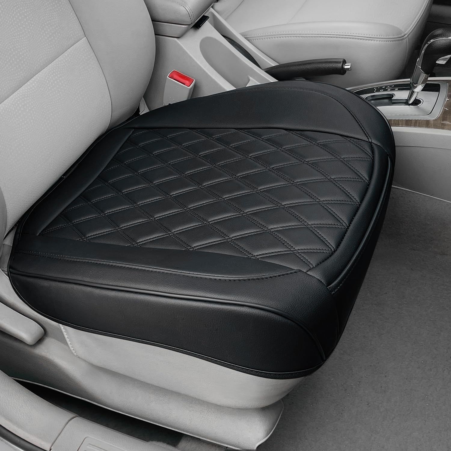 BEITK front seat cover displayed on seat provides clean protective finish