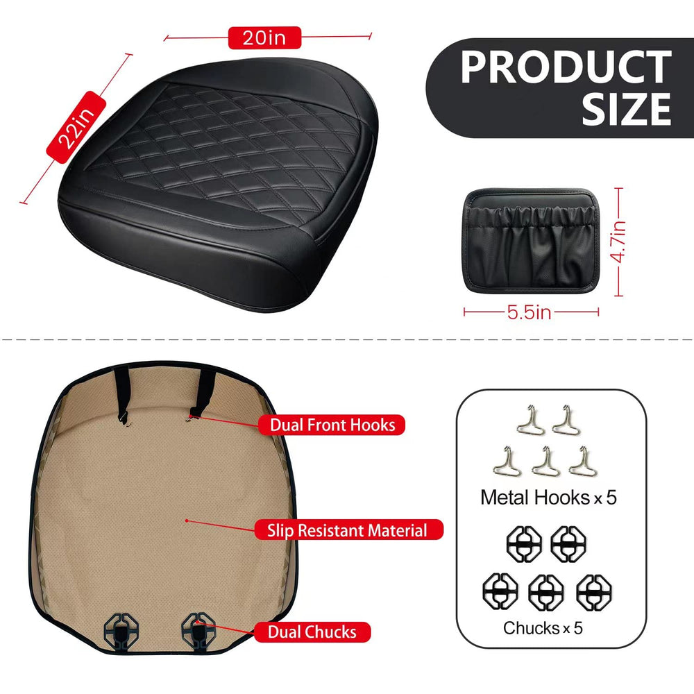 BEITK PU leather close-up texture highlighting soft durable surface