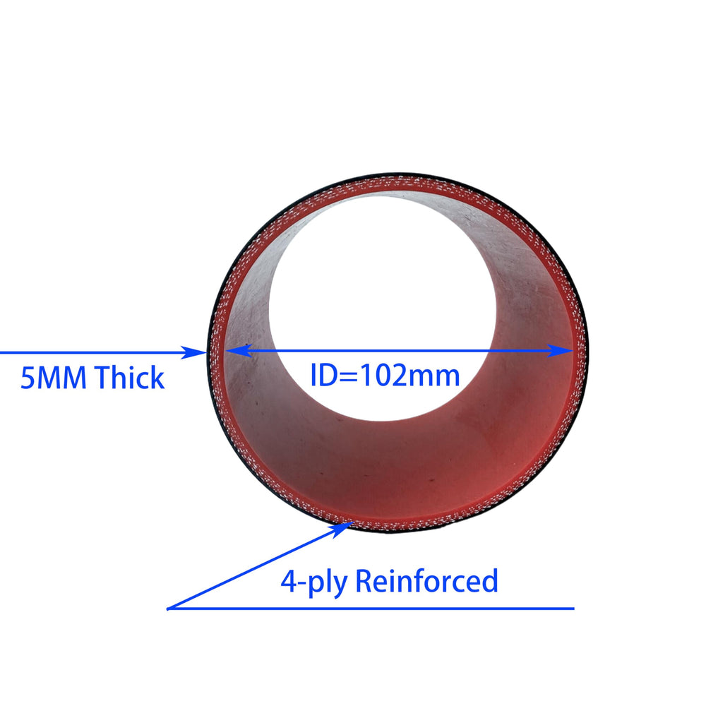 bekelan installed on turbo charge pipe demonstrating flexibility and vibration isolation benefit