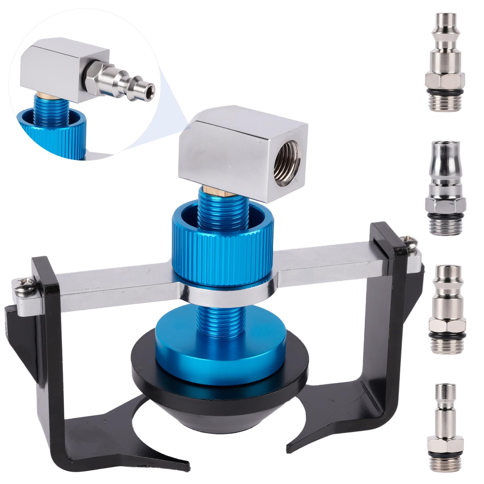 BELEY adapter front view showing secure fit and quick setup benefit